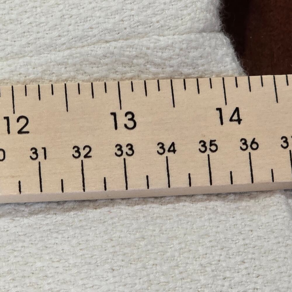 ​o.p.t Cream Wool Blend Pearl Button Puff Sleeve Mini Dress Size 4 Ivory Tweed - Picture 12 of 15